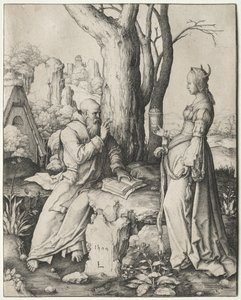 The Temptation of St. Anthony, 1509. av Lucas van Leyden