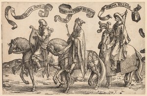 Israels tolv konger: David, Salomo, Rehabeam, 1515-1517. av Lucas van Leyden