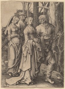 De to parene i skogen av Lucas van Leyden