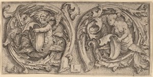 Triton og Siren i Tendrils av Lucas van Leyden