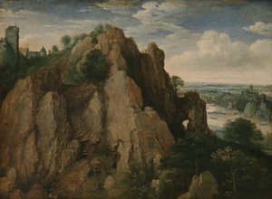 Fjelllandskap av Lucas van Valckenborch
