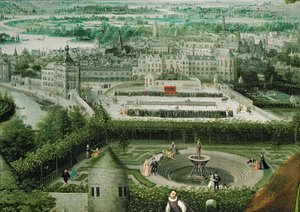 Vår. Bakgrunn av Lucas van Valckenborch