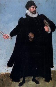 Studie av et kostyme, 1500-tallet. av Lucas van Valckenborch