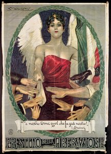 Italiensk WWI War Loan-plakat