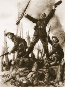 På toppen av Hartmannswillerkopf av Lucien Hector Jonas