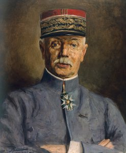 Portrett av general Fayolle, sjef for den sekstende armé, av Lucien Jonas (1880-1947), første verdenskrig, Frankrike, 1900-tallet