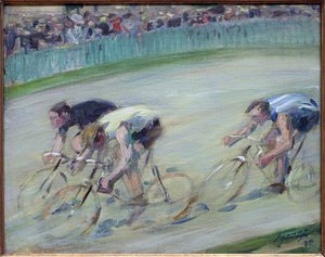 Det siste ruset. Maleri av Lucien Jonas (1880-1947), olje på lerret 1905, fransk kunst, 1900-tallet. Musee la piscine, Roubaix.