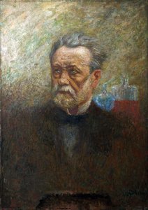 Portrett av Louis Pasteur (1822–1895) (olje på lerret)