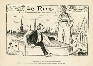 Illustrasjon i Le Rire av Lucien Metivet