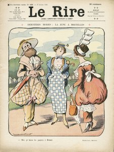 Illustrasjon i Le Rire, 27/07/12 - Siste mote (gravering) av Lucien Metivet