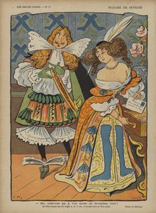 Madame De Sevigne, illustrasjon for Le Rire