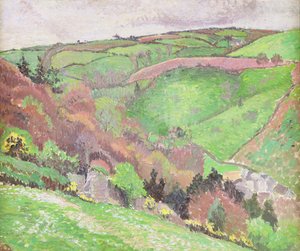 Blackpool, Devon av Lucien Pissarro