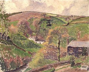 Blackpool Valley av Lucien Pissarro