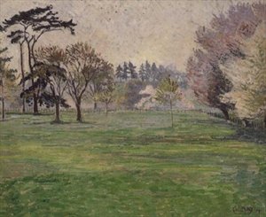 Blossom, Sun and Mist: Chipperfield av Lucien Pissarro