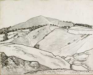 Cefn Bryn, 1933 av Lucien Pissarro