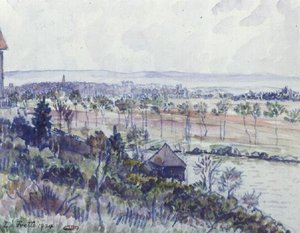 La Frette av Lucien Pissarro