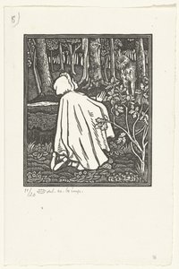 Roodkapje Rødhette av Lucien Pissarro