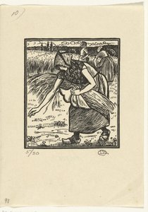 Ruth samler ører av Lucien Pissarro