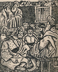 De eldstes møte, 1919 av Lucien Pissarro