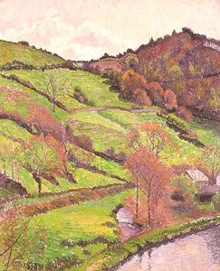 The Pool, Blackpool, Devon av Lucien Pissarro