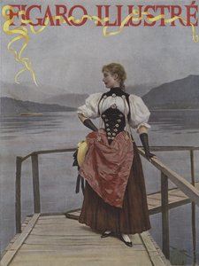 I Sveits (I Sveits). Omslag til Le Figaro Illustre, juli 1893