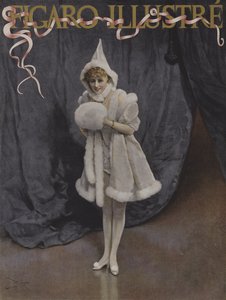 La Fille du Bonhomme Noel (Julmannens datter). Forside av Le Figaro Illustre, desember 1894