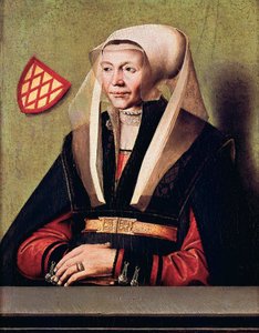 Portrett av kunstnerens kone av Ludger the Elder tom Ring