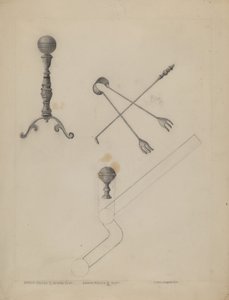 Andiron og peissett av Ludmilla Calderon