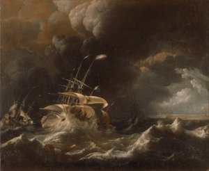 Dutch Merchant - Ships in a Storm