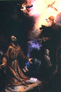 St. Francis mottar Stigmata