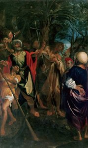Baptistens preken av Ludovico Carracci