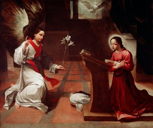 Bebudelsesmaleriet av Lodovico Carracci (Ludovic Carrache