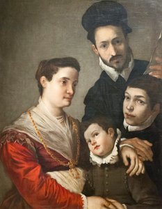 Tacconi-familien av Ludovico Carracci