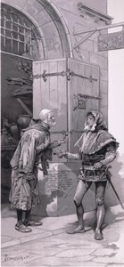 John Jeg kunne ikke sende den. Her er den igjen., illustrasjon fra Romeo og Julie, av Ludovico Marchetti
