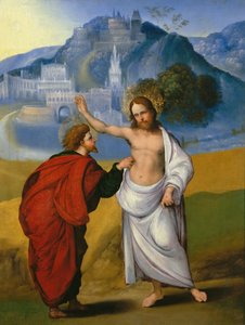 The Incredulity of Saint Thomas, ca 1521.