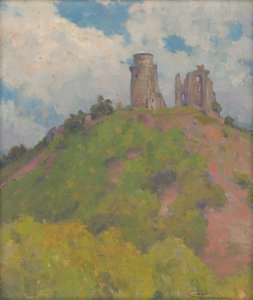 Ruinene av Slanec Castle av Ludovit Cordak