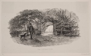 En del av Frederiksberg hage av Ludvig Messmann