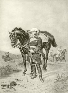 Bismarck før Paris (gravyr) av Ludwig Braun