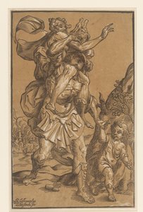 Aeneas bærer faren fra Troy