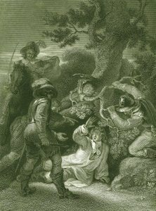 Hertugen av Monmouth tatt etter slaget ved Sedgemoor av Ludwig Deutsch