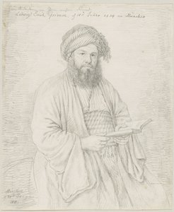 Karmelittfaren Wolfgang Bock i orientalsk drakt