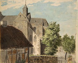 Fritzlar katedral av Ludwig Emil Grimm