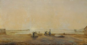 Landskap ved Neusiedlsjøen av Ludwig Ferdinand Schnorr von Carolsfeld