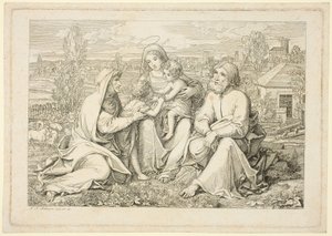 Den hellige familie av Ludwig Ferdinand Schnorr von Carolsfeld
