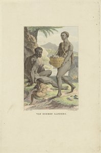 Folk i Tasmania Van Diemen Landers (tittel på objekt)