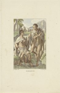 Nama of Southern Africa Namaquas (tittel på objekt) av Ludwig Gottlieb Portman