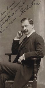 Portrett av komponisten Franz Lehár 1870-1948, 1906. av Ludwig Gutmann