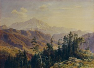 Schneeberg i Niederösterreich sett fra Gutenstein