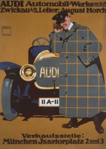 AUDI bilverk m. B. H. Zwickau i. S. Leder: August Horch