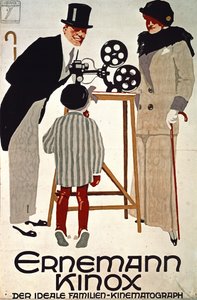 Ernemann Kinox, Der Ideale Familien Kinematograph (The Ideal Family Cine-kamera), Tyskland av Ludwig Hohlwein